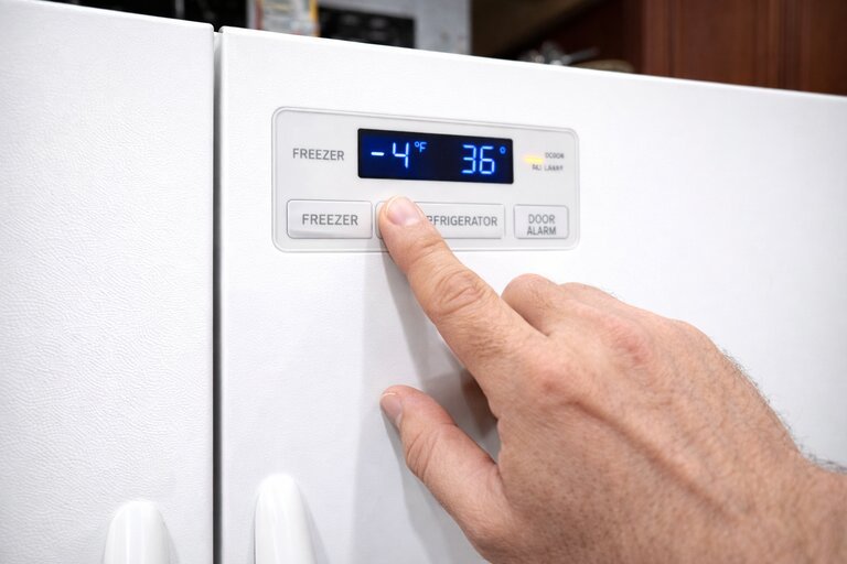 Freezer repair service restoring proper freezing performance