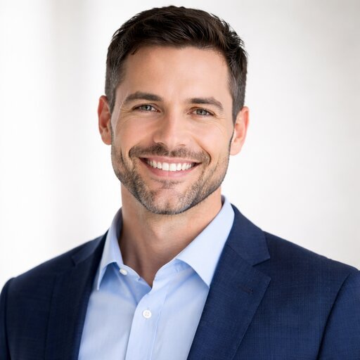 Satisfied customer Michael Thompson reviewing appliance repair service